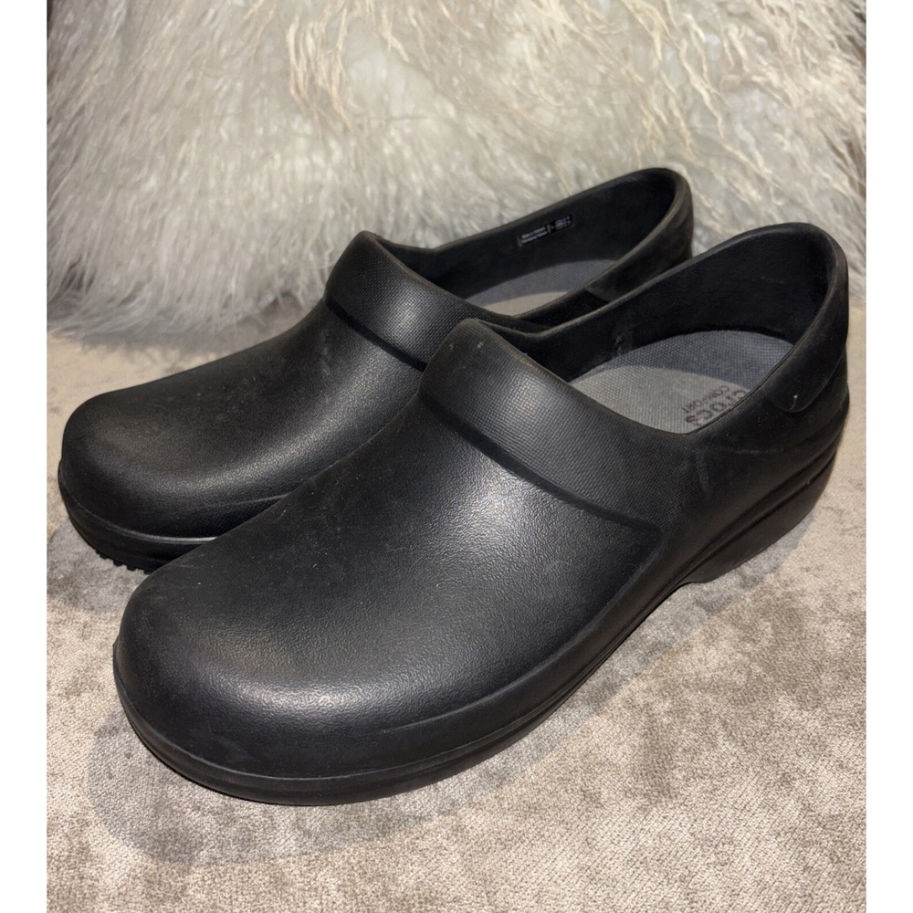 CROCS Women's Slip Resistant Shoes Neria Pro II Clogs Nurse Shoes Work Shoes 9